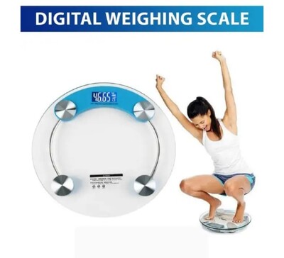 Personal digital weight scale temped glass