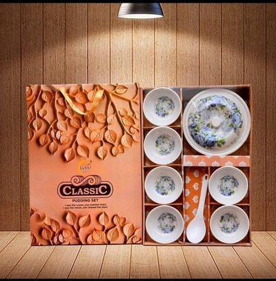 7 Pcs Classic Pudding Bowl Set