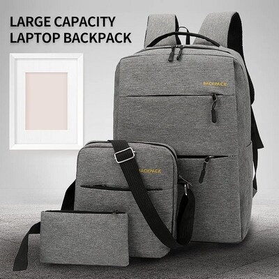 3 Pcs Travel Backpack - Unisex (L0226)  